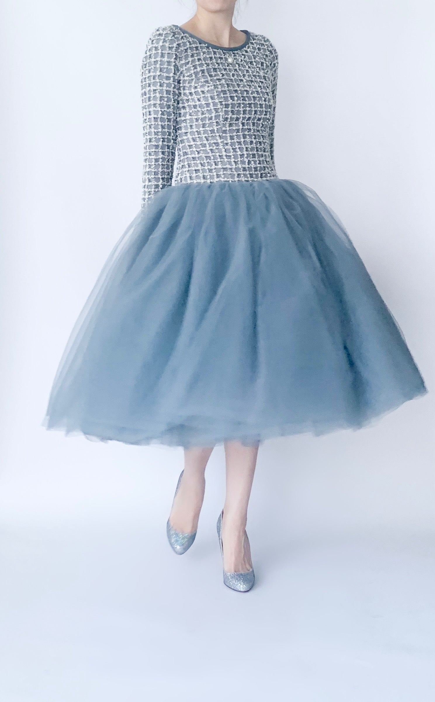 Tweed Dress & Tweed Jacket TIFFANY NOYAMA