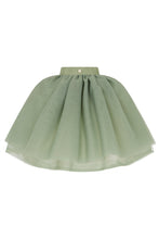 Load image into Gallery viewer, Tulle Cape with Pearl - Mint Green