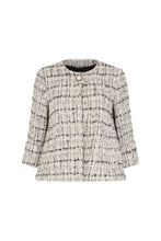 Load image into Gallery viewer, Couture Tweed Jacket in Pink, Cream White and Black