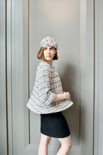 Load image into Gallery viewer, Pink Tweed Beret Hat
